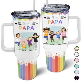 Nana Papa Mommy Daddy Personalized Tumbler - Birthday Gift - Thegiftio UK