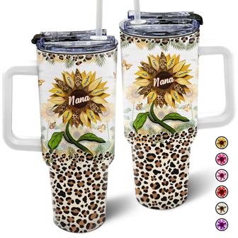 Nana Mom Auntie Sunflower Personalized Tumbler - Gift - Thegiftio UK
