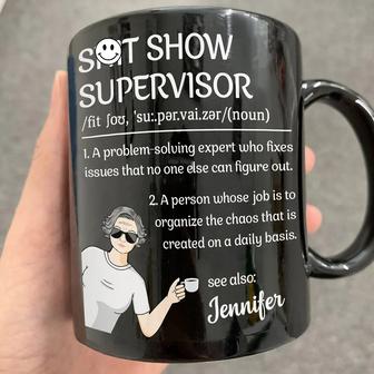 Show Supervisor Expert Who Fixes Issues Custom Mug - Gift - Thegiftio UK
