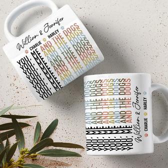 You Me And The Dog Cat Hidden Message Custom Mug - Thegiftio UK