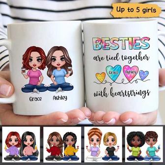 Besties Sisters Friends Custom Mug - Gift for Friends - Thegiftio UK