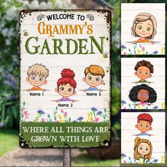 Personalized Vintage Metal Sign for Mom or Grandma - Thegiftio UK
