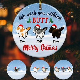 Personalized Merry Catmas Cat Christmas Ornament - Thegiftio UK
