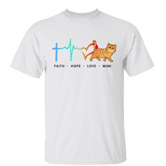 Faith Hope Love Walking Cats Custom T-Shirt - Gift for Cats - Thegiftio UK