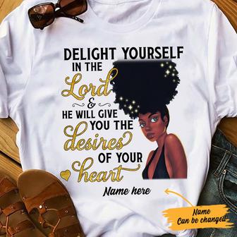 Personalized BWA Delight Yourself In The Lord T Shirt - Thegiftio UK