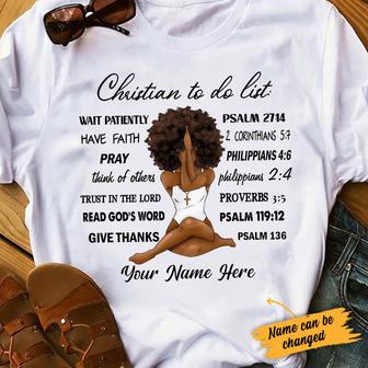 Personalized BWA God To Do List T Shirt - Thegiftio UK