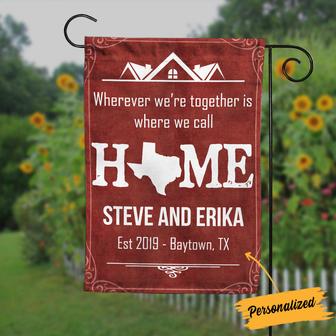 Personalized Home State Garden Flag for Homeowners - Thegiftio UK