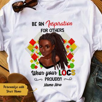 Personalized BWA Locs Proud T Shirt - Thegiftio UK