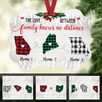 Personalized The Love Between Family Knows No Distance Benelux Ornament NB181 73O36 - Thegiftio UK