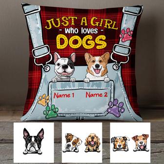 Personalized Dog Lover Pillow for Her - Thegiftio UK