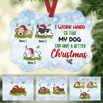 Personalized Better Christmas Dog MDF Ornament MDF Benelux Ornament - Thegiftio UK