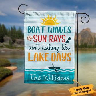 Personalized Garden Flag for Lake Lovers - Thegiftio UK