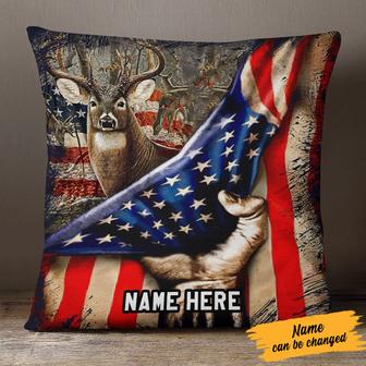 Personalized Hunting Dad Grandpa Pillow - Thegiftio UK