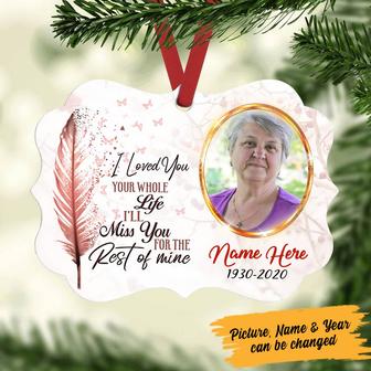 Personalized I'll Miss You Butterfly Wings Memorial MDF Ornament NB61 67O60 - Thegiftio UK