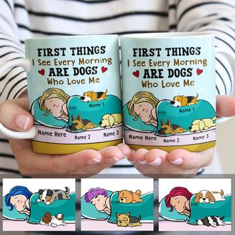 Personalized Dog Who Loves Me Mug - Thegiftio UK