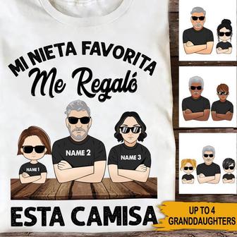 Abuelo Personalized T-Shirt - Gift for Granddaughters - Thegiftio UK