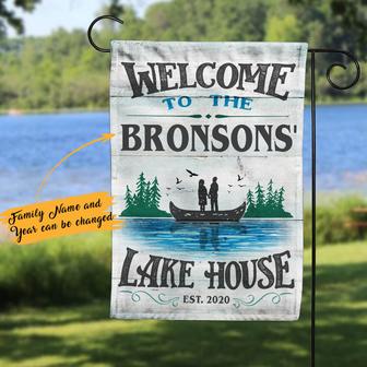 Personalized Garden Flag for Lake Lovers - Thegiftio UK