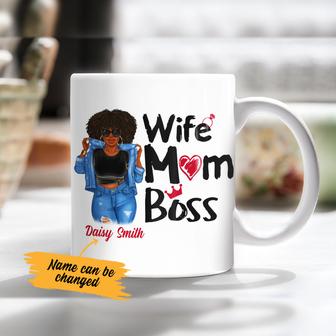 Personalized BWA Wife Mom Boss Mug - Thegiftio UK