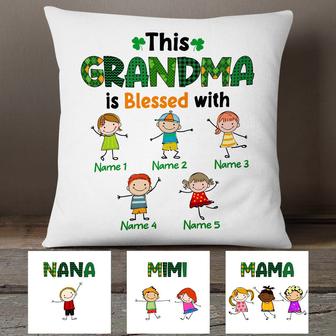 Personalized St Patrick's Day Pillow for Grandma - Thegiftio UK