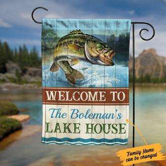 Personalized Garden Flag for Lake House Owners - Thegiftio UK