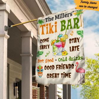 Personalized Gardening Flag for Tiki Bar Lovers - Thegiftio UK