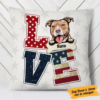 Personalized Love Dog Pillow - Thegiftio UK