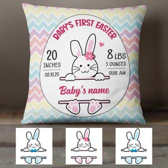 Personalized Baby First Easter Bunny Pillow - Thegiftio UK