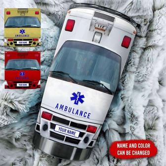 Ambulance Design Personalized Tumbler - Gift for EMTs - Thegiftio UK