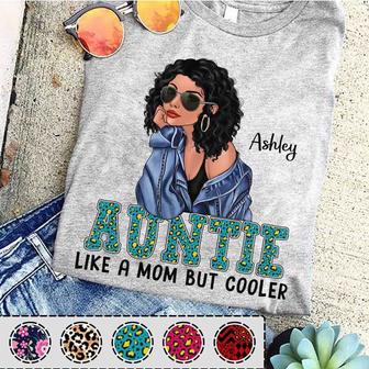 Aunt Like Mom But Cooler Custom T-Shirt - Gift for Mom - Thegiftio UK
