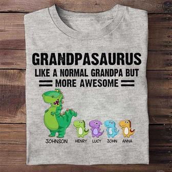 Daddy Grandpa Uncle Dinosaur Custom T-Shirt - Gift for Dad - Thegiftio UK