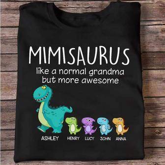 Grandmasaurus And Kids Custom T-Shirt - Gift for Grandma - Thegiftio UK