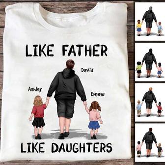 Like Father Like Sons Daughters Custom T-Shirt - For Dad - Thegiftio UK
