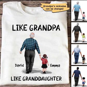 Like Grandpa Like Grandson Custom T-Shirt - Gift for Family - Thegiftio UK
