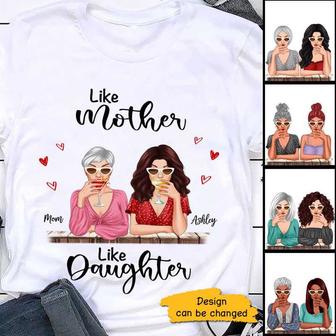 Like Mother Like Daughter Drinking Cocktail Girls Custom - Thegiftio UK