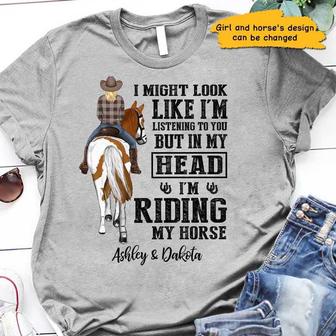 May Look Like I‘m Listening Custom T-Shirt - Thegiftio UK