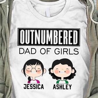 Mom Of Boys Dad Of Girls Custom T-Shirt - Gift for Dad - Thegiftio UK