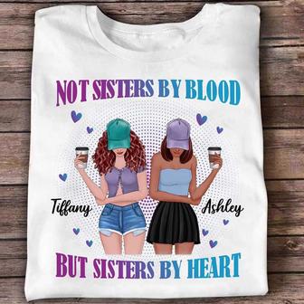 Sisters By Heart Summer Besties Custom T-Shirt - Thegiftio UK