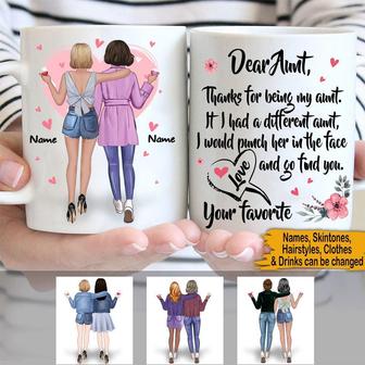 Auntie Mother's Day Custom Mug - Special Gift for Auntie - Thegiftio UK