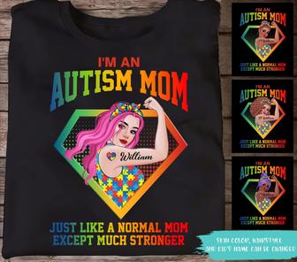 I'm An Autism Mom Custom T-Shirt - Gift for Autism Moms - Thegiftio UK