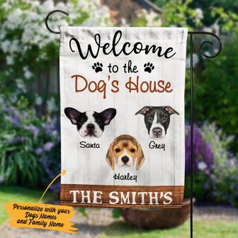 Personalized Dog Gardening Garden Flag for Pet Lovers - Thegiftio UK