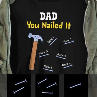 Personalized Dad Grandpa T Shirt - Thegiftio UK