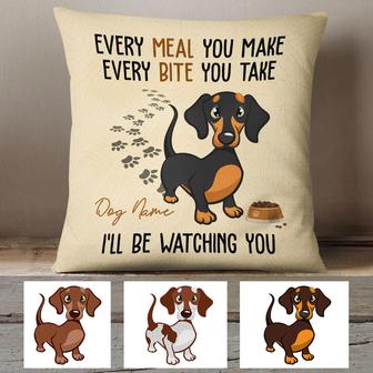 Personalized Dachshund Pillow for Dog Lovers - Thegiftio UK
