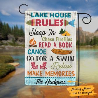 Personalized Garden Flag for Lake House Owners - Thegiftio UK