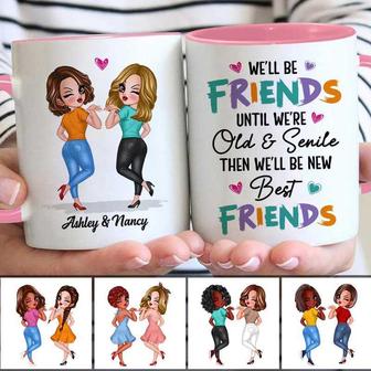 Friends Until Old Senile Personalized Mug - Gift for Besties - Thegiftio UK
