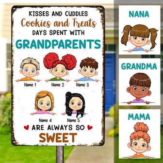 Personalized Vintage Metal Sign for Mom or Grandma - Thegiftio UK