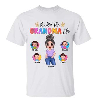 Rockin' Grandma Life Posing Doll Custom T-Shirt - Thegiftio UK