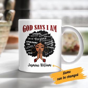 Personalized God Says BWA Mug - Thegiftio UK