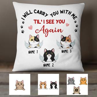 Personalized Cat Memorial Pillow - Thegiftio UK