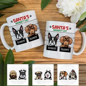 Personalized Santa Naughty List Christmas Mug - Thegiftio UK