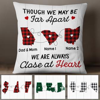 Personalized Long Distance Pillow for Families - Thegiftio UK